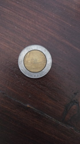 Moneta 500 lire repubblica - moneta,