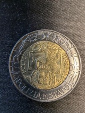 Moneta Bimetallo 500 Lire Rare