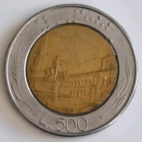 Moneta 500 lire repubblica - moneta,