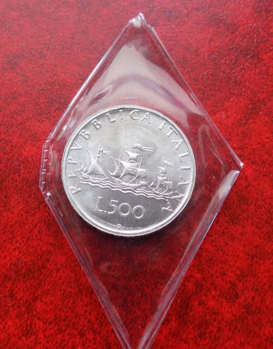 500 lire 1987 - rara, caravelle