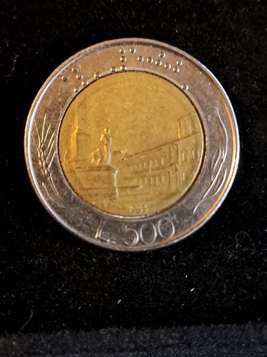 Moneta 500 lire del 1986 - moneta,