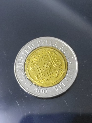 Monete 500 lire italiane - monete,