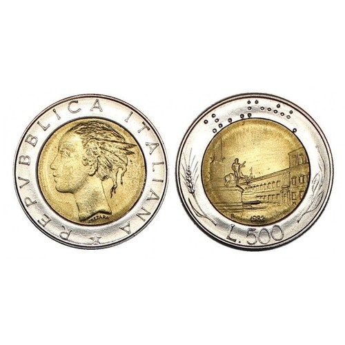 Italia repubblica 500 lire - italia,
