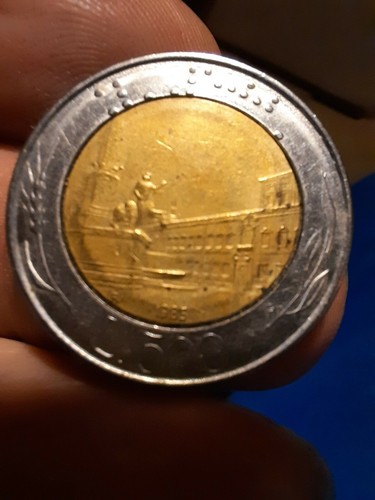 Moneta 500 lire bimetallica - da,