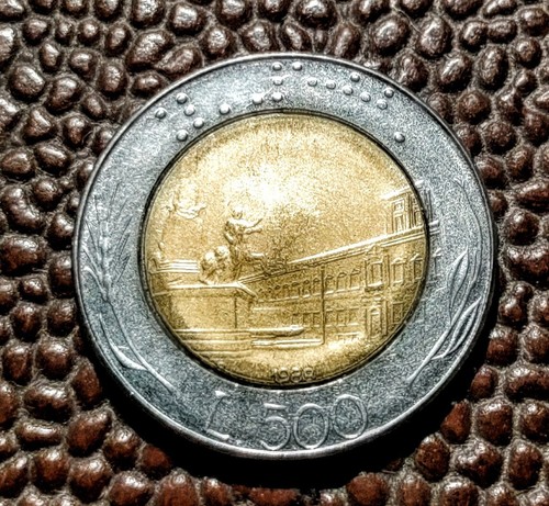 Moneta 500 lire repubblica - moneta,