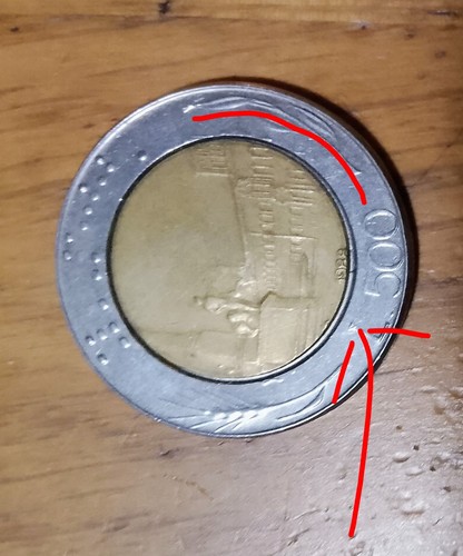 Moneta 500 lire - lire, 1988