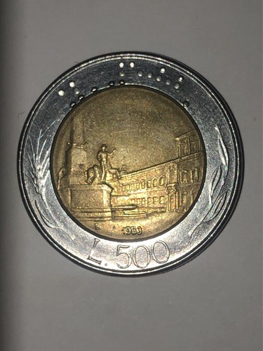 Moneta rara 500 lire 1983 - moneta,