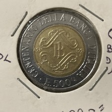 ITALIA  RARA MONETA  500