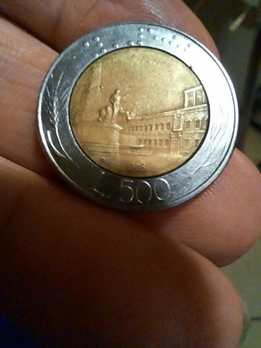 Moneta 500 lire bimetallica - da,