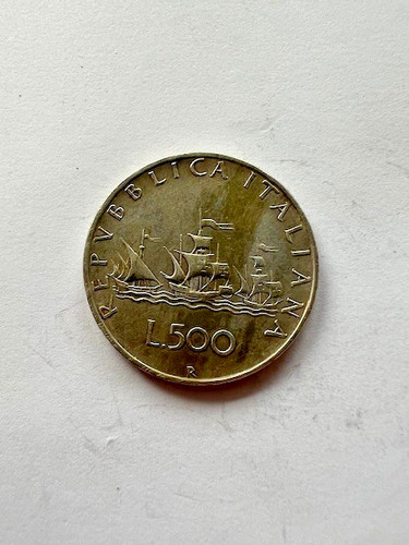 Italia 500 lire argento - italia,