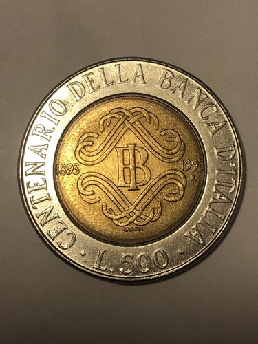Moneta rara 500 lire - moneta,