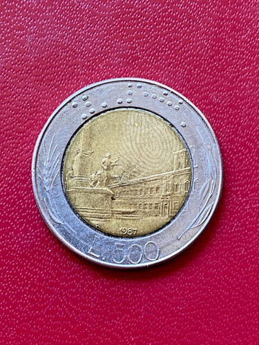 Moneta rara 500 lire con - moneta,