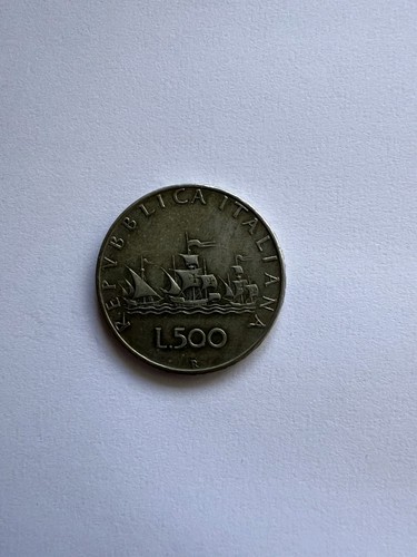 Italia 500 lire - 500, argento