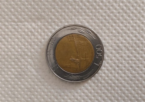 Moneta rara 500 lire - moneta,