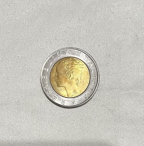 Moneta rara 500 lire con - moneta,