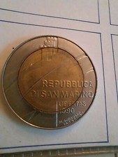 Moneta 500 lire bimetallica